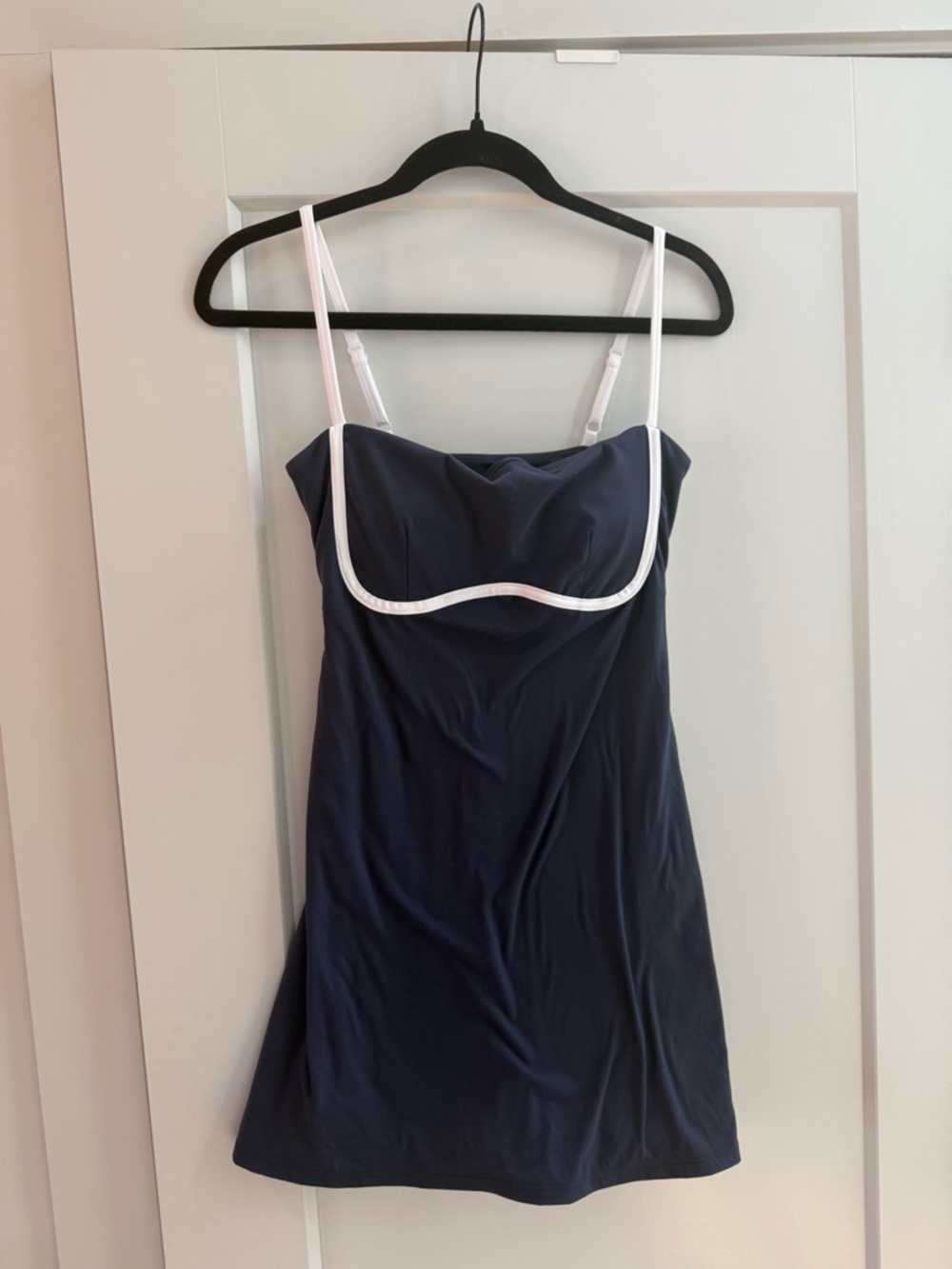 Reposh* Navy Athletic Dress with White Trim - Women's athletic dress